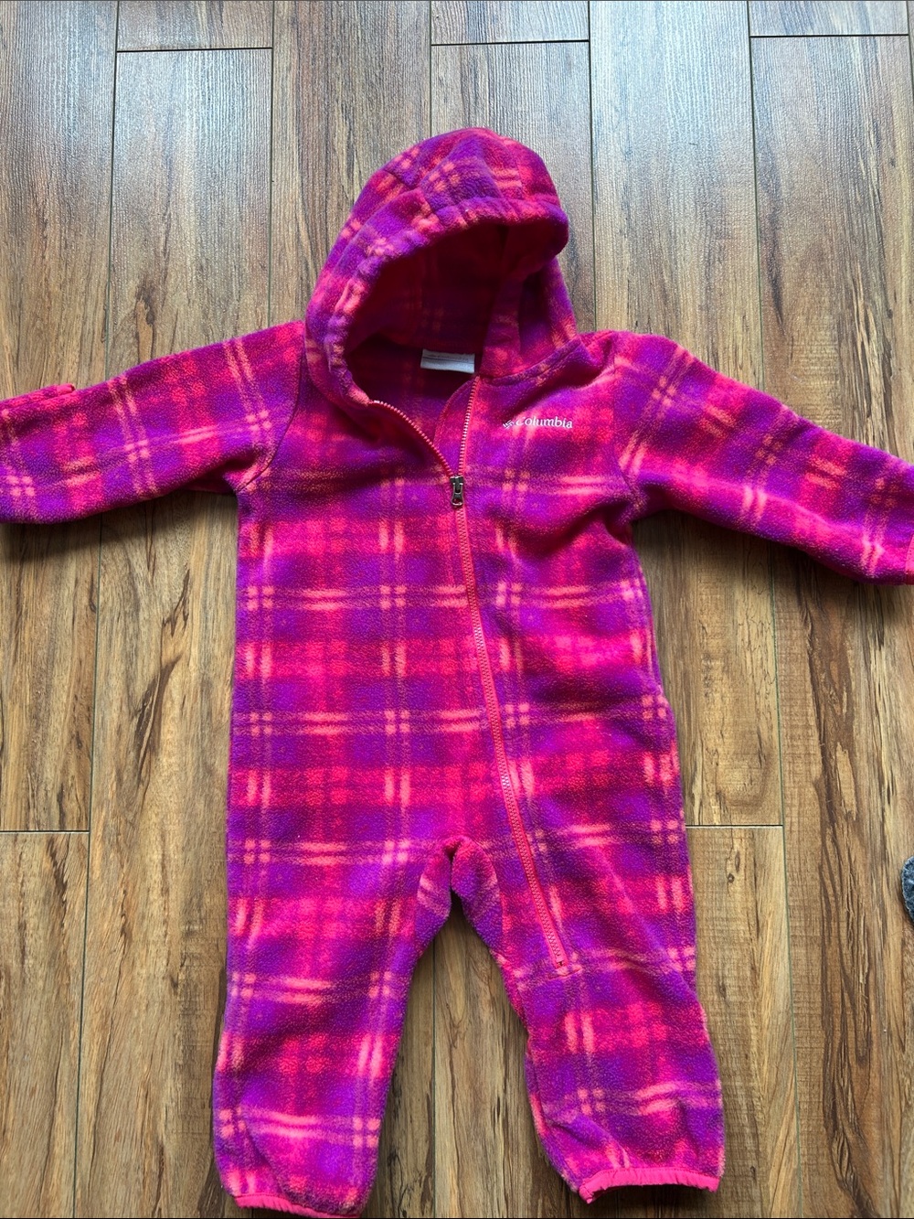 Columbia Pink & Purple Fleece Bunting Suite